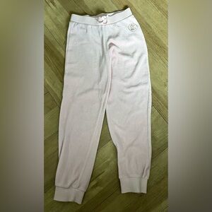 Juicy Couture Kids Light Pink Velour Sweatpants Size 8/10